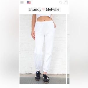 White Brandy Melville Sweats 🤍